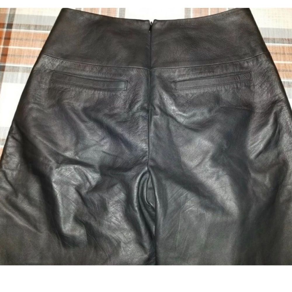 VERONICABEARD Leather Gaucho Shorts - Picture 6 of 7